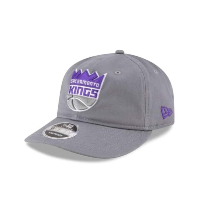 Sapca New Era Sacramento Kings NBA Team Choice Retro Crown 9FIFTY Snapback - Gri